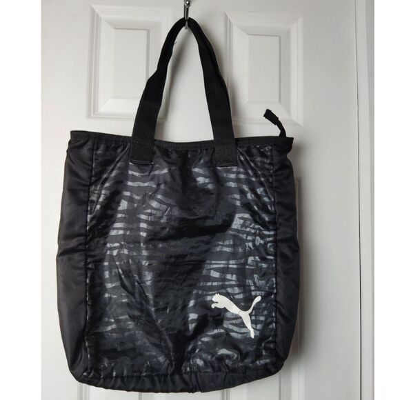 Puma Zebroc Black White Tote Bag - Picture 2 of 16